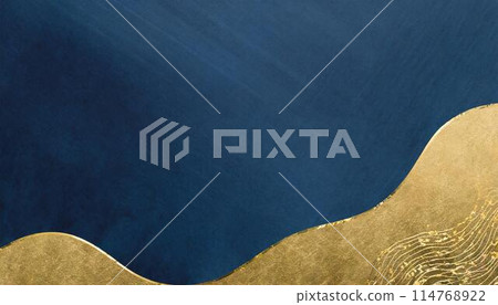 Japanese style image background material (AI generated material) 114768922