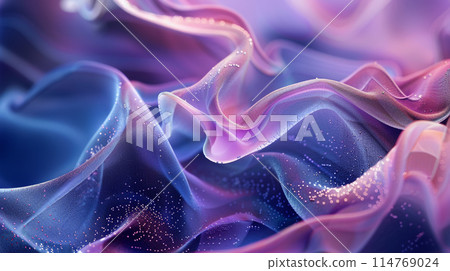 Abstract bright neon wavy background with flowing waves Abstract bright neon wavy background with flowing waves 114769024
