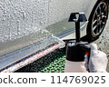 Foamy car wash using a pressure-type foam gun 114769025