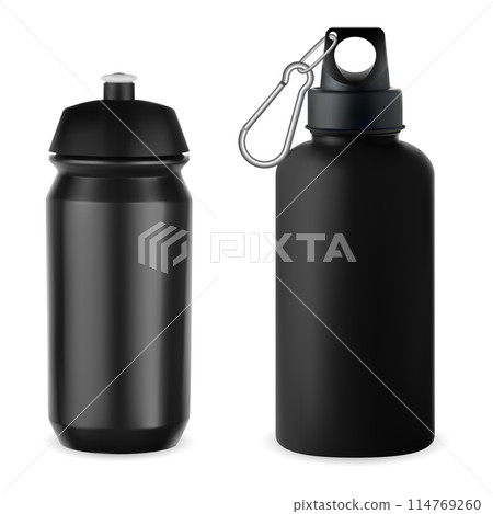 Reusable sport water bottle illustration. Camping Reusable sport water bottle illustration. Camping 114769260