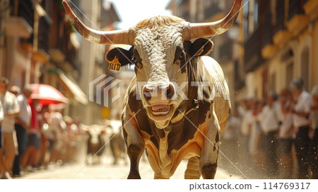 San Fermin festival in Spain San Fermin festival in Spain 114769317