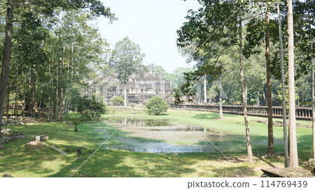 Baphuon Temple in the greenery [Siem Reap, Cambodia] 114769439