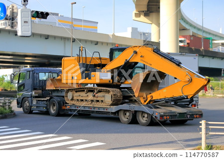 重型機械搬運車圖片 114770587