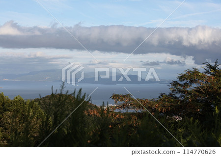 Tamano City from Mount Kinko, Shodoshima Tamano City from Mount Kinko, Shodoshima 114770626