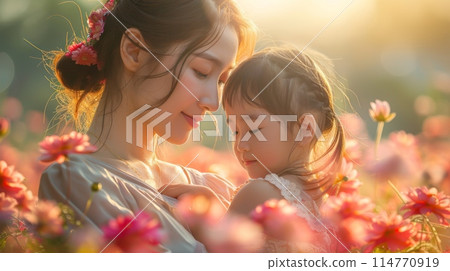 Happy Holiday of Mother's Day . Happy Holiday of Mother's Day . 114770919