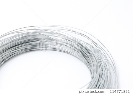 wire, metal, iron, aluminum, coil, work, tie, material, coil, DIY, supplies 114771831