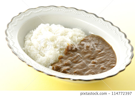 Single shot of simple curry rice Single shot of simple curry rice 114772397