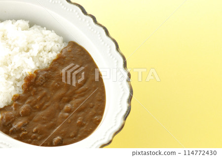 Single shot of simple curry rice Single shot of simple curry rice 114772430