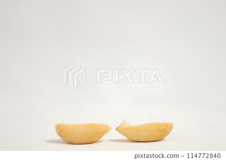 Two Peanut Halves A Look Inside Two Peanut Halves A Look Inside 114772840