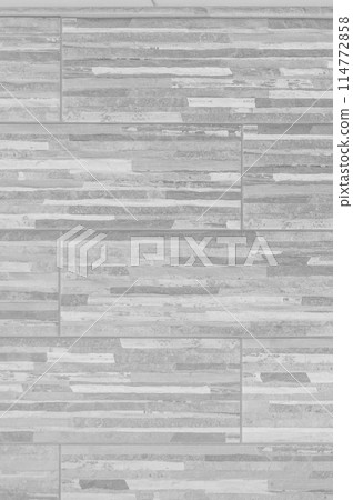 Stone brick light grey blocks with abstract pattern wall facade texture background 114772858
