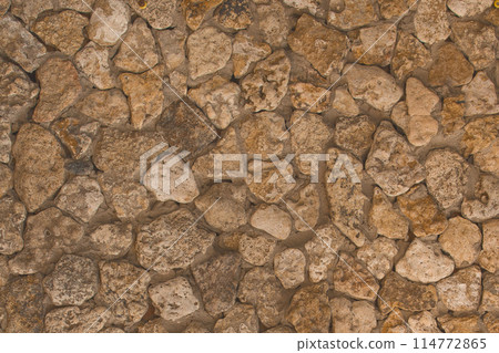 Brown rough stone solid texture pattern abstract wall background floor backdrop 114772865