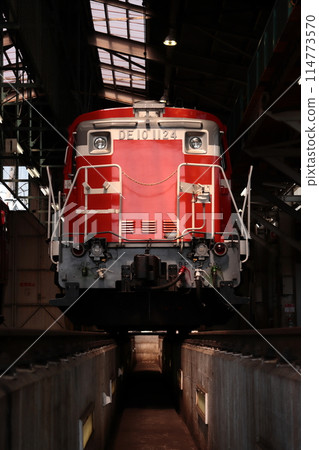 DE10-1124 arrived at Aizu-Wakamatsu Transport District (@photo session)_Photo taken on 2024/4/13 DE10-1124 arrived at Aizu-Wakamatsu Transport District (@photo session)_Photo taken on 2024/4/13 114773570