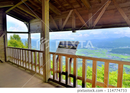 東北/遠野/高清水展望台/從展望台眺望的田野景色/岩手縣遠野市 (6) 114774733