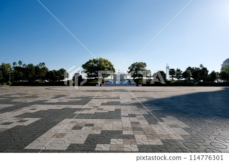 愛知縣名古屋市港區_花園碼頭臨港綠園聚集廣場6_2023年10月 愛知縣名古屋市港區_花園碼頭臨港綠園聚集廣場6_2023年10月 114776301