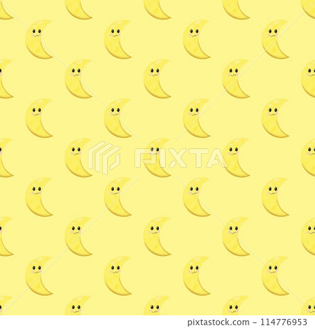 pattern with moons pattern with moons 114776953