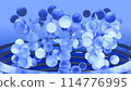 CG Background material of floating glass balls and glass plates CG Background material of floating glass balls and glass plates 114776995