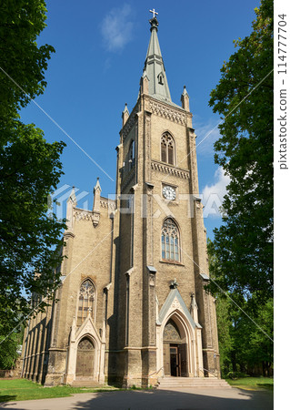 Old ancient St Paul Evangelical Lutheran Church, Riga, Latvia. Old ancient St Paul Evangelical Lutheran Church, Riga, Latvia. 114777704