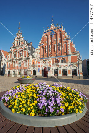 Old Town Hall Square, Riga, Latvia. 114777707