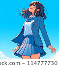 水手服和藍天的女孩 114777730