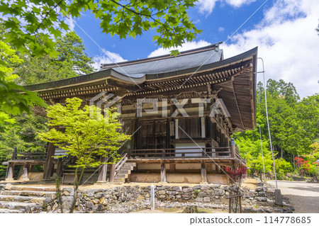 Kyoto's fresh greenery: Jingoji Temple Bishamon-do Kyoto's fresh greenery: Jingoji Temple Bishamon-do 114778685