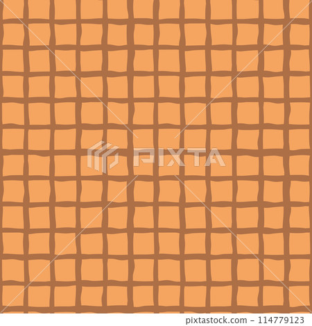 Waffle relief texture background. Checkered texture seamless pattern Waffle relief texture background. Checkered texture seamless pattern 114779123