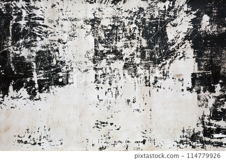chipped paint board black and white abstract scratch rough peeling grunge texture chipped paint board black and white abstract scratch rough peeling grunge texture 114779926