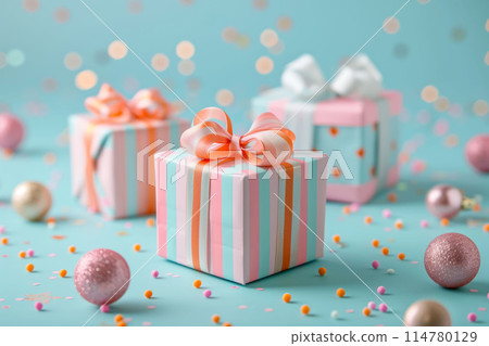 Bright and cheerful gift packaging ideas perfect for birthdays, anniversaries, or any celebration Bright and cheerful gift packaging ideas perfect for birthdays, anniversaries, or any celebration 114780129