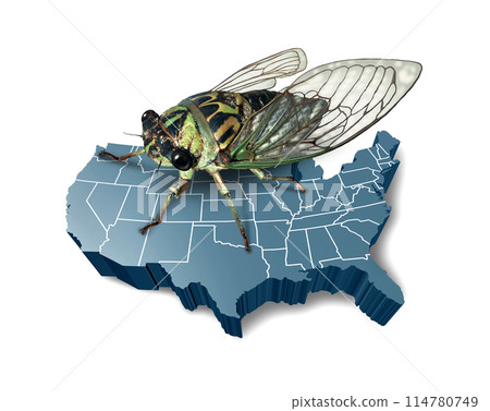 Cicadas Emerging In The US 114780749