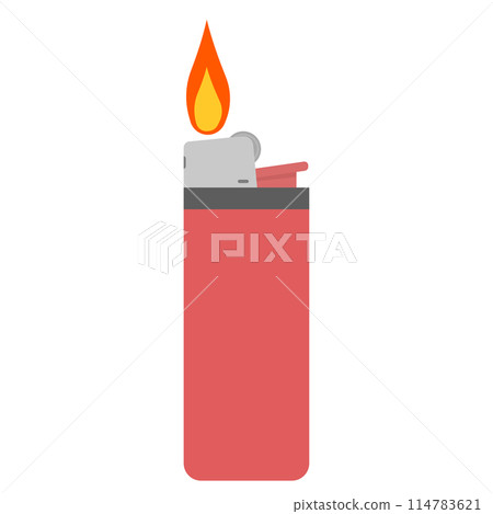 Illustration of a lighter Illustration of a lighter 114783621