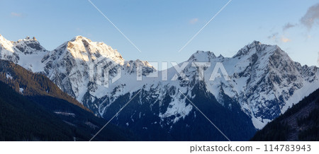 Canadian Mountain Landscape Nature Background. BC, Canada 114783943