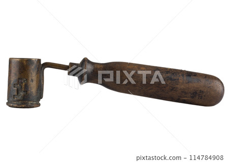 Antique black powder measure for loading cartridge. 114784908