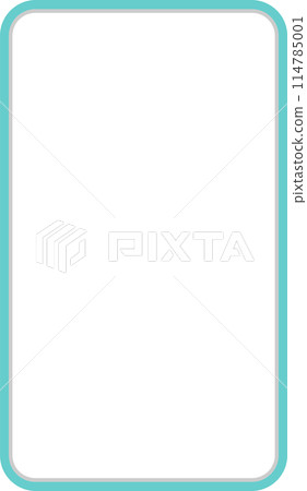 淺藍色智慧型手機風格框架 114785001