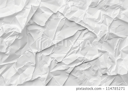 A torn white paper on a white surface in a monochrome landscape 114785271