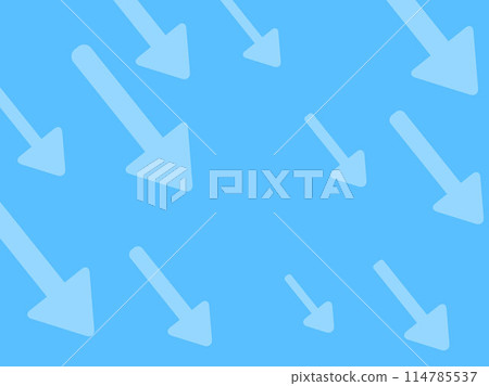 Simple downward arrow background illustration Simple downward arrow background illustration 114785537
