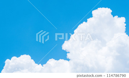 Summer blue sky Summer blue sky 114786790