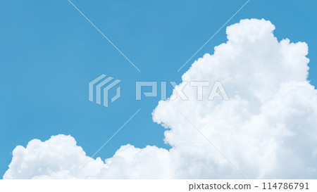 Summer blue sky Summer blue sky 114786791