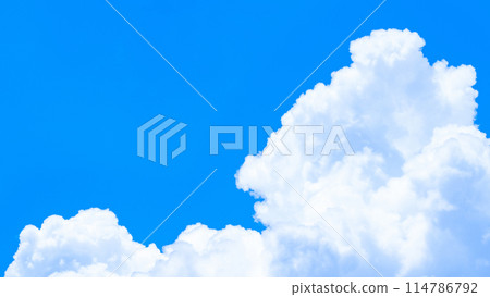 Summer blue sky Summer blue sky 114786792