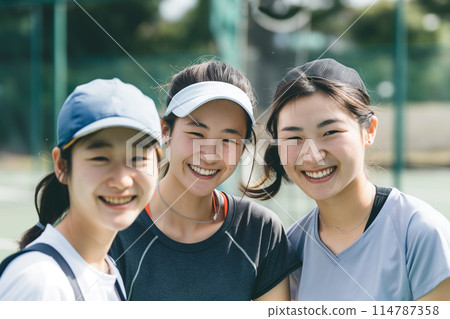 A girl who likes tennis A girl who likes tennis 114787358