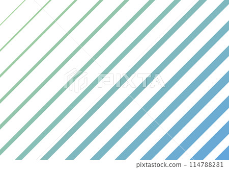 A refreshing background illustration with blue to green gradation diagonal stripes 114788281