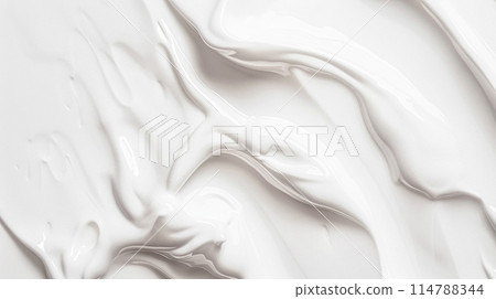 Skincare, cosmetics and beauty product texture abstract background, hygiene cream, gel or lotion, scrub mask sample and spa soap skin body care 114788344