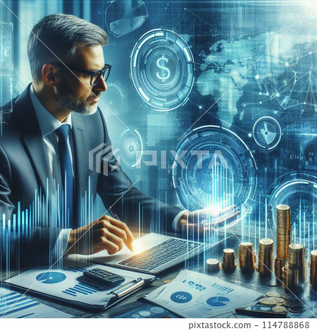 駕馭數位金融格局 AI圖像 駕馭數位金融格局 AI圖像 114788868