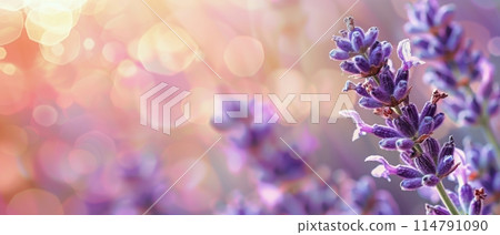 Close Up of Lavender Flowers 114791090