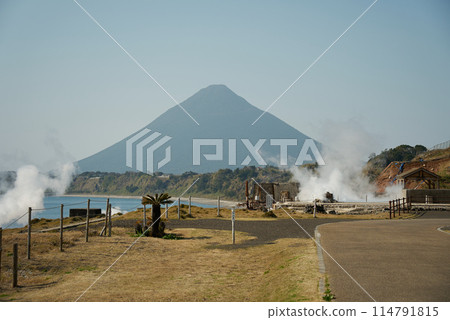 從山川鹽廠遺址欣賞開聞岳的美景 114791815