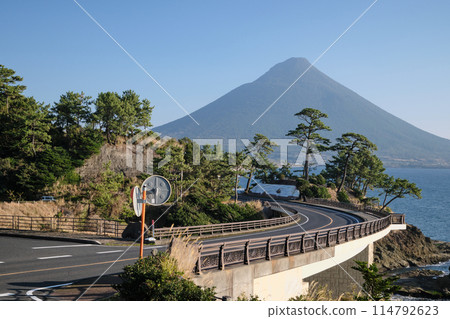 The natural scenery of Satsuma Fuji as seen from Sebira Natural Park 114792623