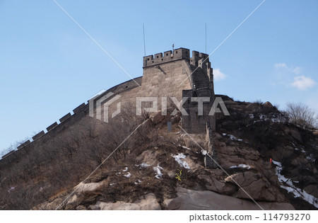 Great Wall of China in Badaling 114793270