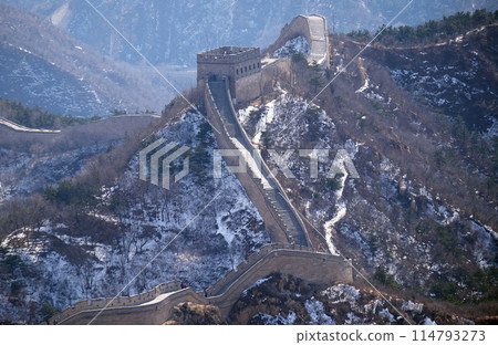 Great Wall of China in Badaling 114793273