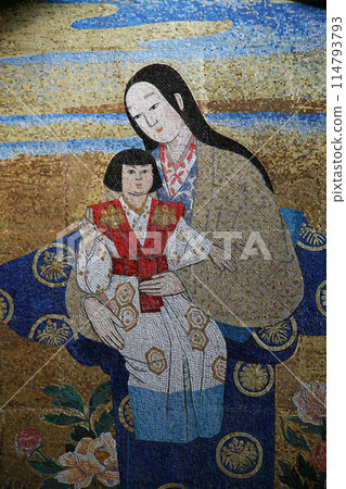 Icon of Madonna and the Child, gift from Japan in the Basilica of the Annunciation, Nazareth, Israel Icon of Madonna and the Child, gift from Japan in the Basilica of the Annunciation, Nazareth, Israel 114793793