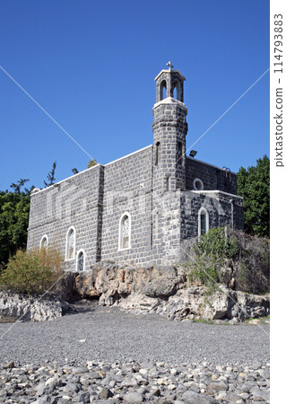 Church of the Primacy of St Peter, Sea of Galilee, Tabgha, Israel 114793883
