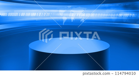 Abstract cylinder stage background concept series  114794010