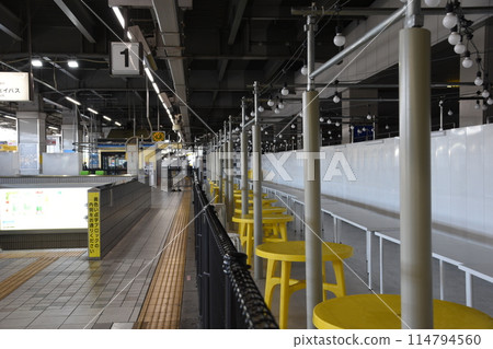 因JR東海直線新幹線建設而關閉名古屋站第一站台 114794560